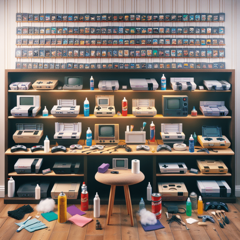 Cleaning Supplies for Vintage Consoles