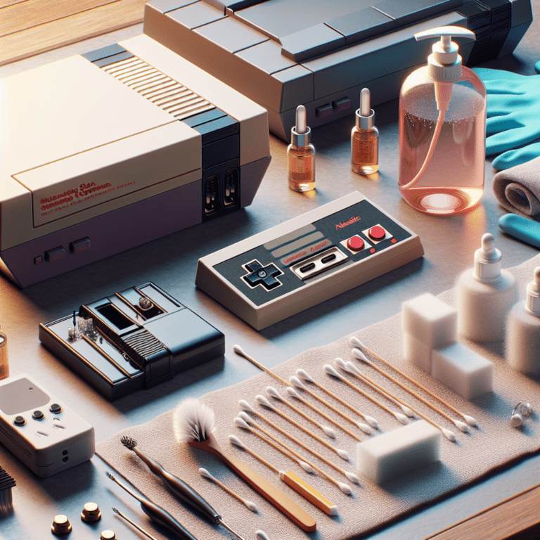 Tips for Safe Retro Console Cleaning