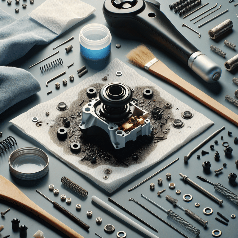 Cleaning and Lubricating Joystick Parts