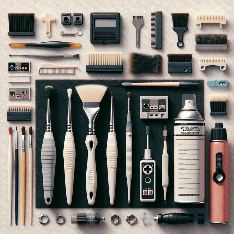 Cleaning Brushes and Tools for Vintage Consoles