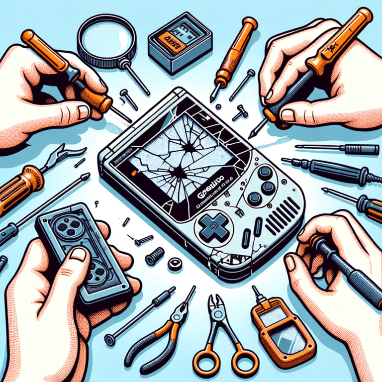 DIY: How to Repair a Fractured Game Boy Screen