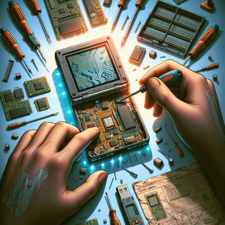 DIY Guide to Fixing Old Handheld LCD Display Issues
