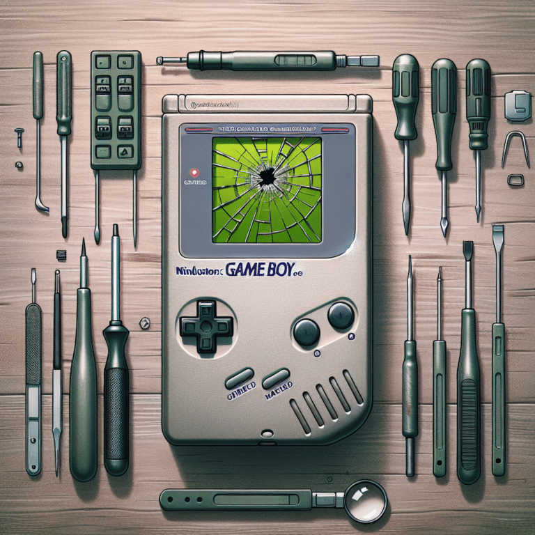 Got a Cracked Game Boy Screen? Learn How to Fix It