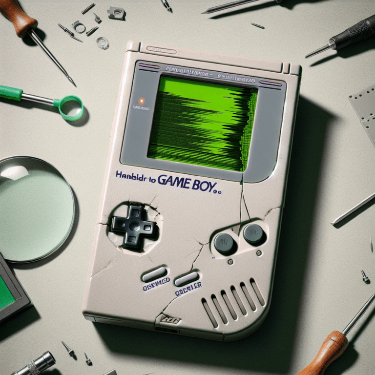 Troubleshooting a Damaged Game Boy Screen