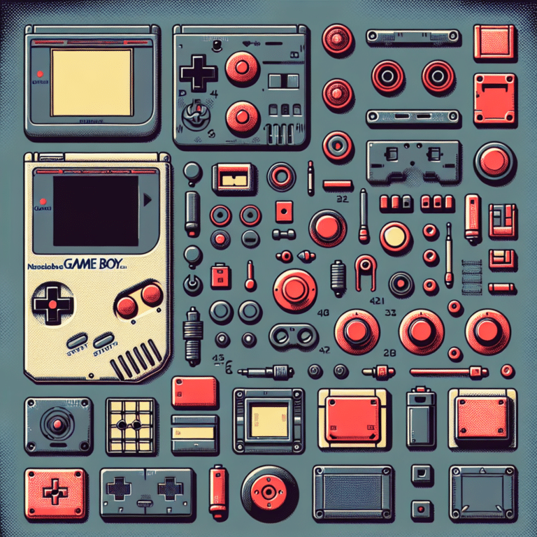 Replacement Game Boy Buttons and Parts