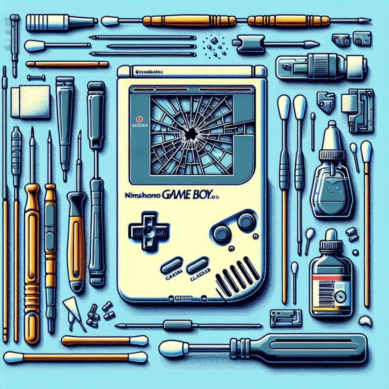 Easy Steps to Repair a Broken Game Boy Screen
